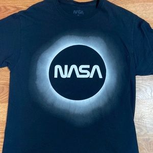 NASA Glow in the Dark Black Tee size Medium